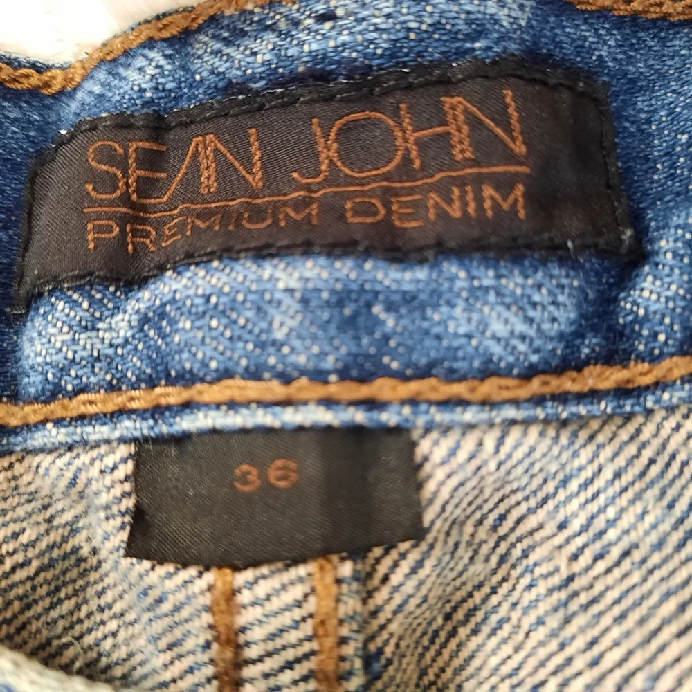 Sean John Denim Shorts Men's 36 GUC 90s Y2k 100% Cotton - Picture 8 of 11